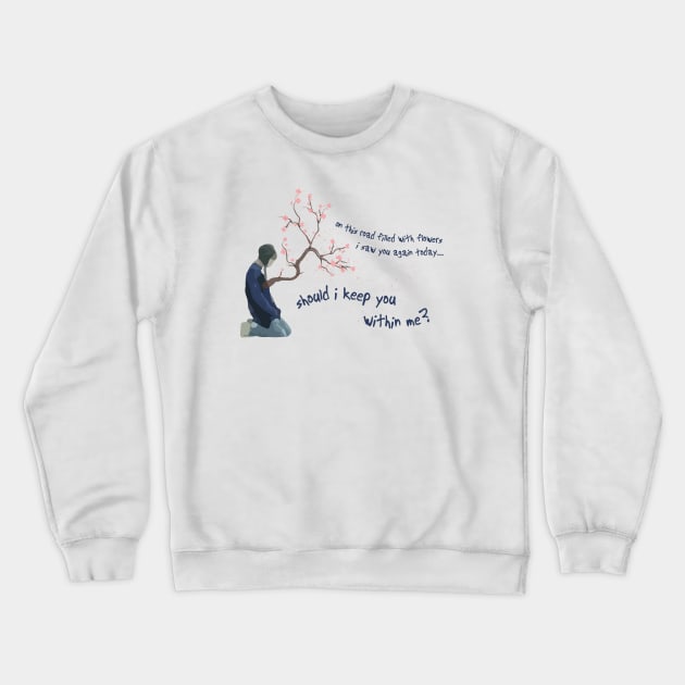 SCENERY BY TAEHYUNG (BTS) Crewneck Sweatshirt by goldiecloset